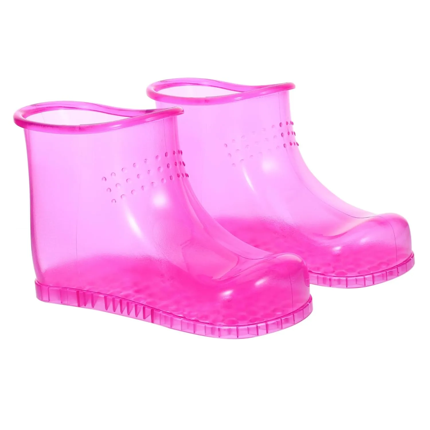 1 Pair High Cut Foot Bath Shoes Durable Foot Massager for Relaxing Soaks for Home Spa Sauna and Outdoor Use Heat Resistant Design for Long Lasting Comfort