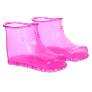 1 Pair High Cut Foot Bath Shoes Durable Foot Massager for Relaxing Soaks for Home Spa Sauna and Outdoor Use Heat Resistant Design for Long Lasting Comfort