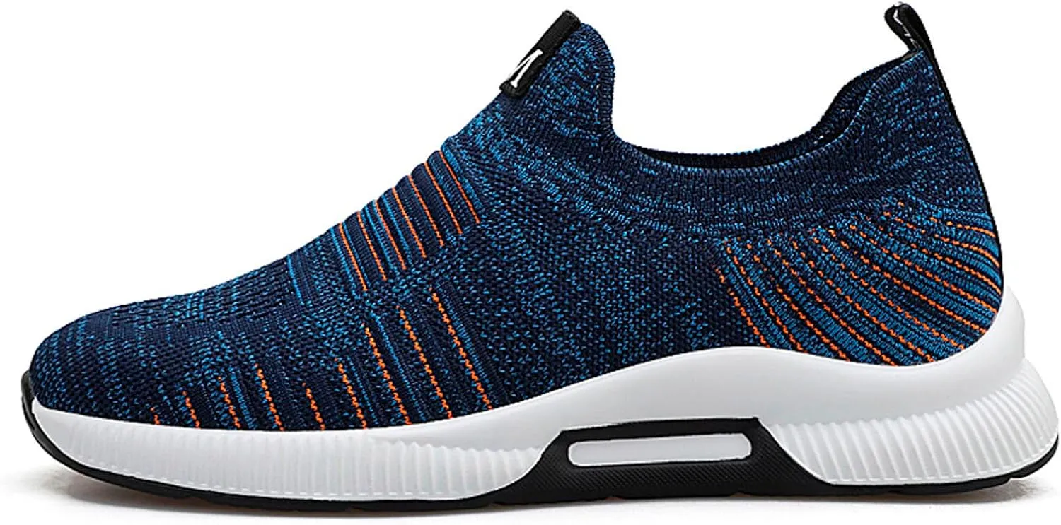4cm Men's Elevator Shoes Men's Casual Mesh Trainers Lightweight Breathable Lace Up Sports Shoes with Sneaker Men Leather