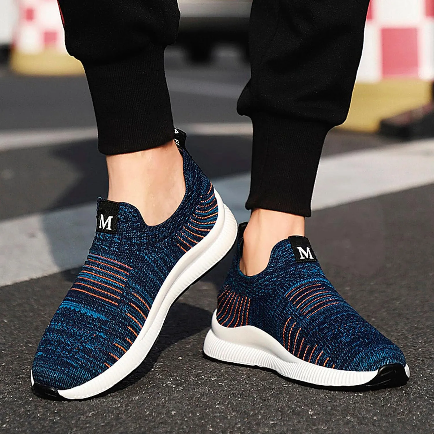 4cm Men's Elevator Shoes Men's Casual Mesh Trainers Lightweight Breathable Lace Up Sports Shoes with Sneaker Men Leather