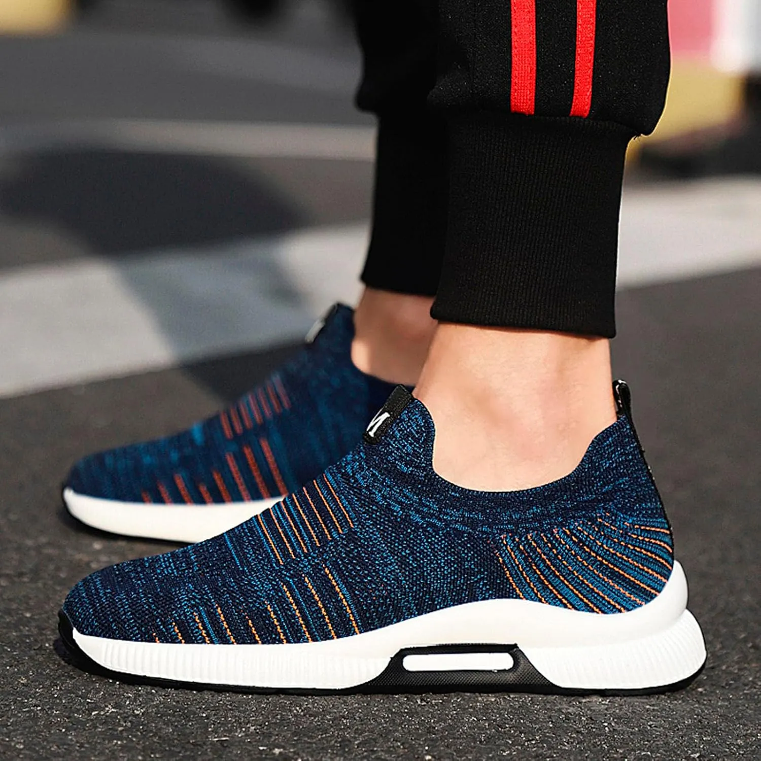 4cm Men's Elevator Shoes Men's Casual Mesh Trainers Lightweight Breathable Lace Up Sports Shoes with Sneaker Men Leather