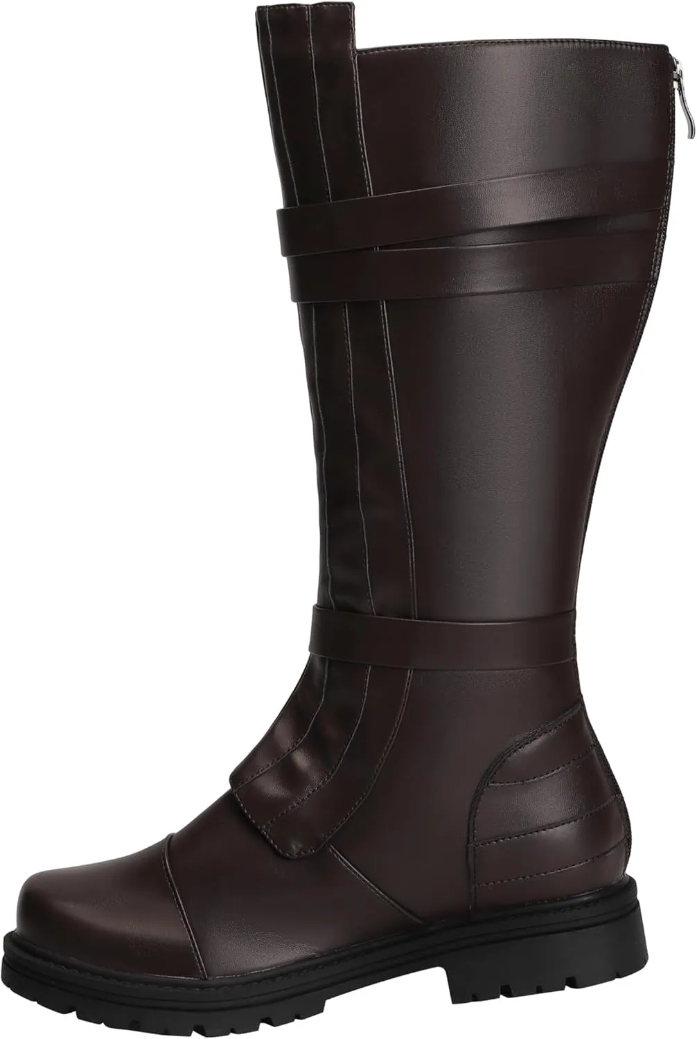 ACE SHOCK Mens Tall Boots Medieval Renaissance Pirate Cosplay Boot Halloween Costume Shoes