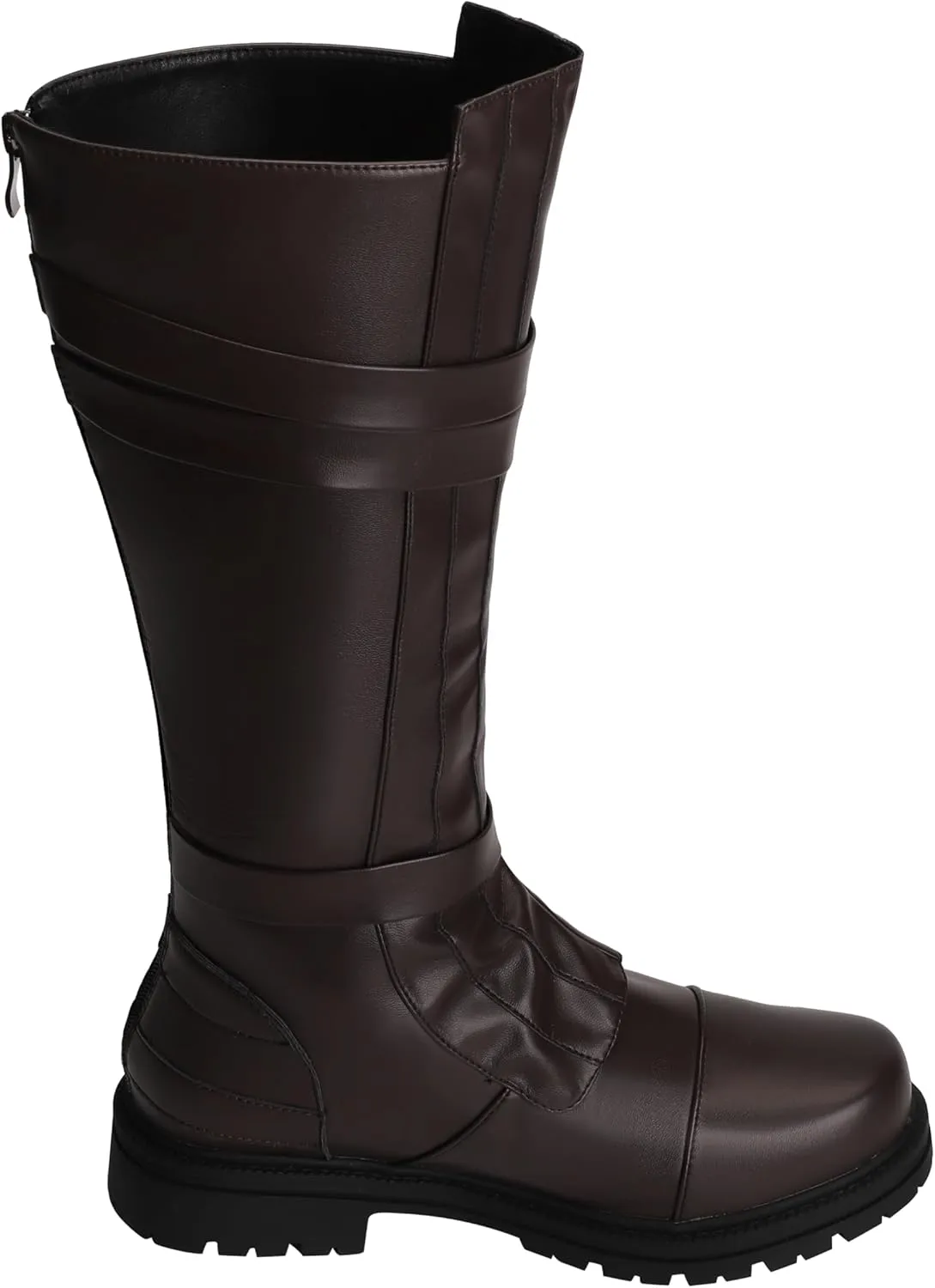 ACE SHOCK Mens Tall Boots Medieval Renaissance Pirate Cosplay Boot Halloween Costume Shoes