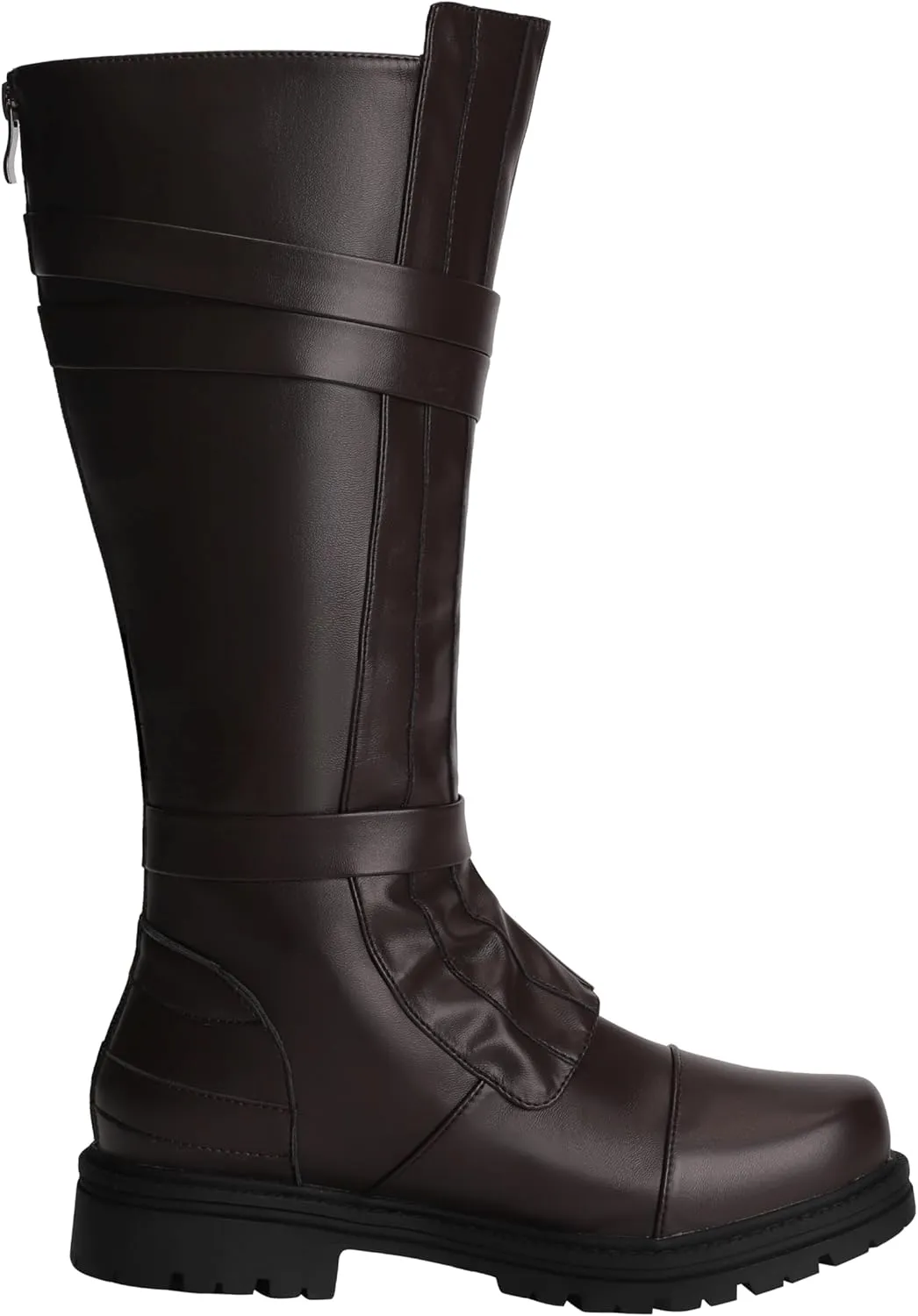 ACE SHOCK Mens Tall Boots Medieval Renaissance Pirate Cosplay Boot Halloween Costume Shoes