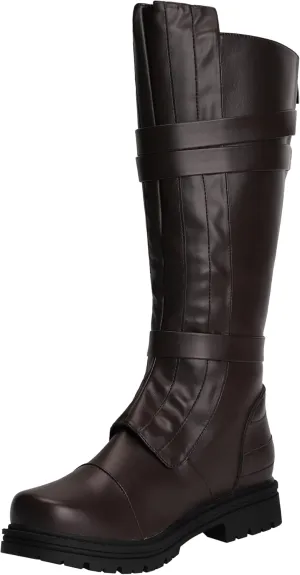 ACE SHOCK Mens Tall Boots Medieval Renaissance Pirate Cosplay Boot Halloween Costume Shoes