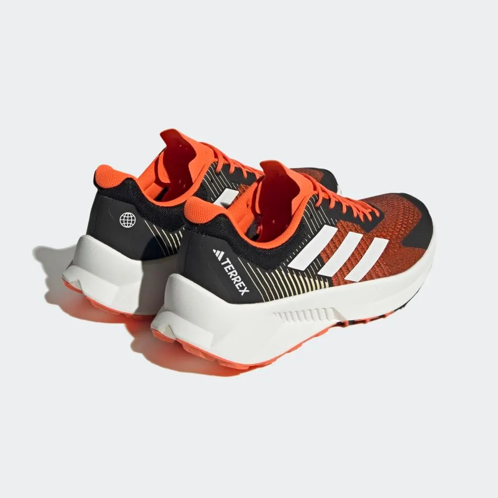 adidas Mens Terrex Soulstride Flow Trail Trail Running Sneakers Shoes - Black, White