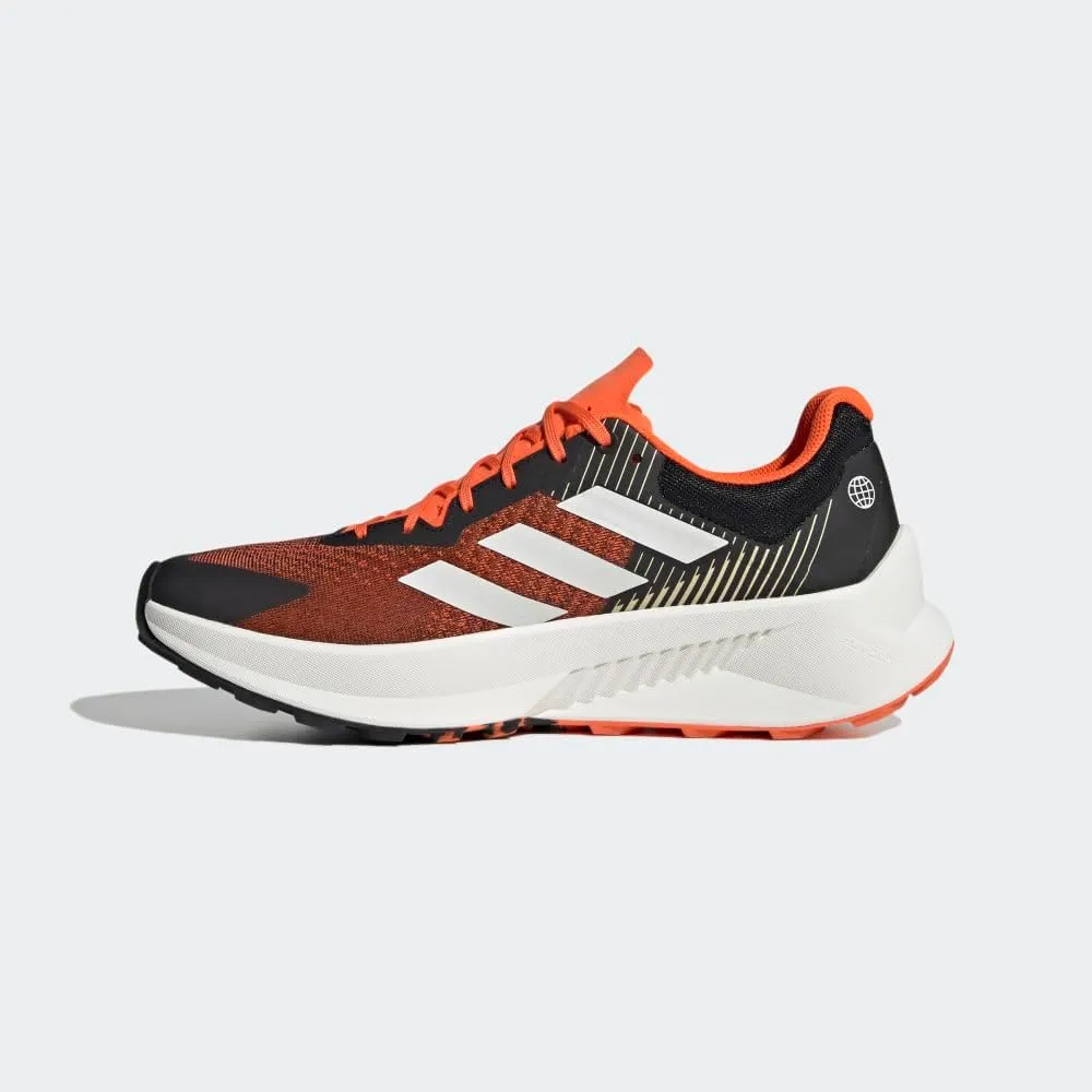 adidas Mens Terrex Soulstride Flow Trail Trail Running Sneakers Shoes - Black, White