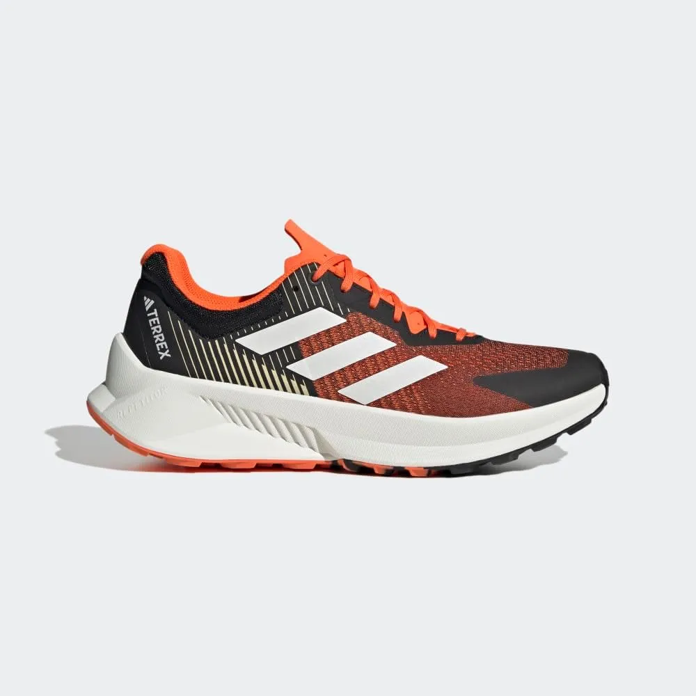 adidas Mens Terrex Soulstride Flow Trail Trail Running Sneakers Shoes - Black, White