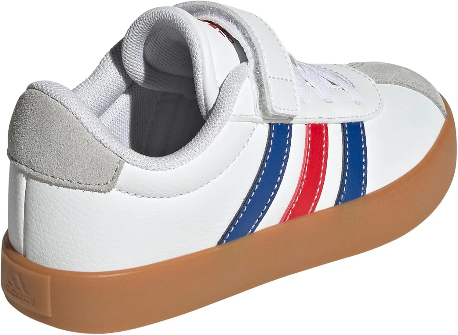 adidas Unisex-Child Vl Court 3.0 Elastic Lace Sneaker, EU