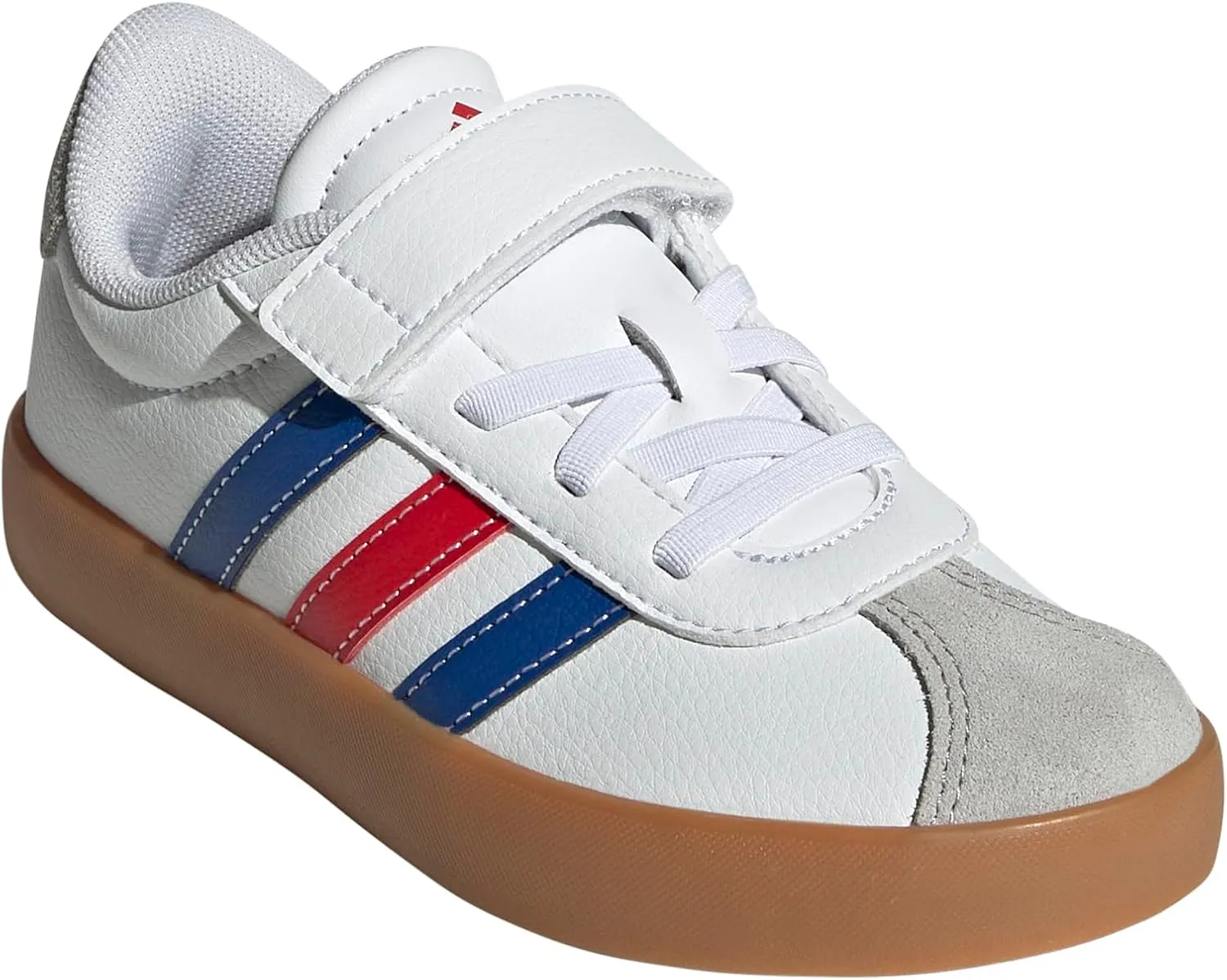 adidas Unisex-Child Vl Court 3.0 Elastic Lace Sneaker, EU