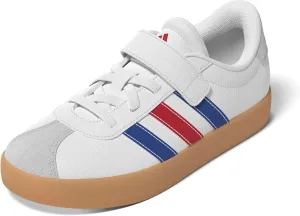 adidas Unisex-Child Vl Court 3.0 Elastic Lace Sneaker, EU