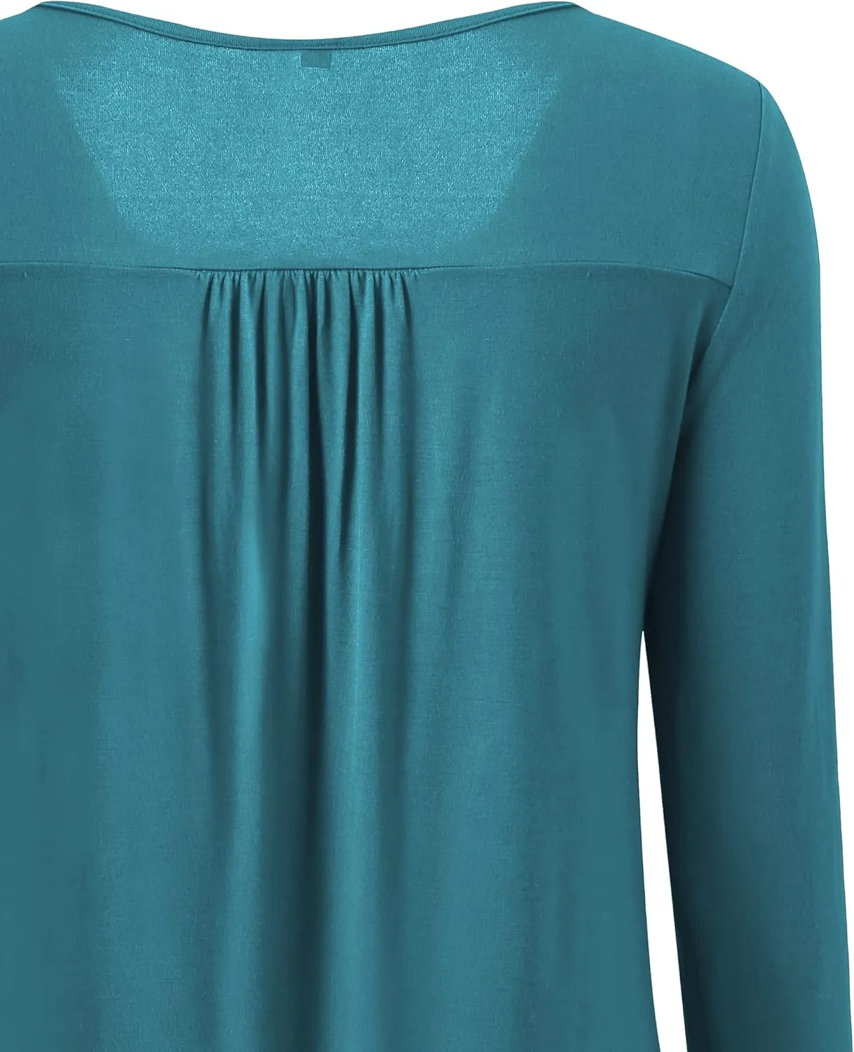 a.Jesdani Plus Size Tunic Tops Long Sleeve Casual Floral Printed Henley V Neck Shirts for Women