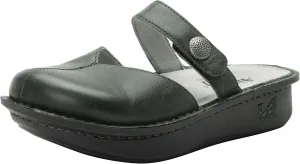 Alegria Women Kamila - Timeless Comfort, Arch Support and Style for Everyday Elegance - Nursing and Healthcare Professionals Slip-Resistant Mules - Open Back Leather Comfort Walking Clog Shoes