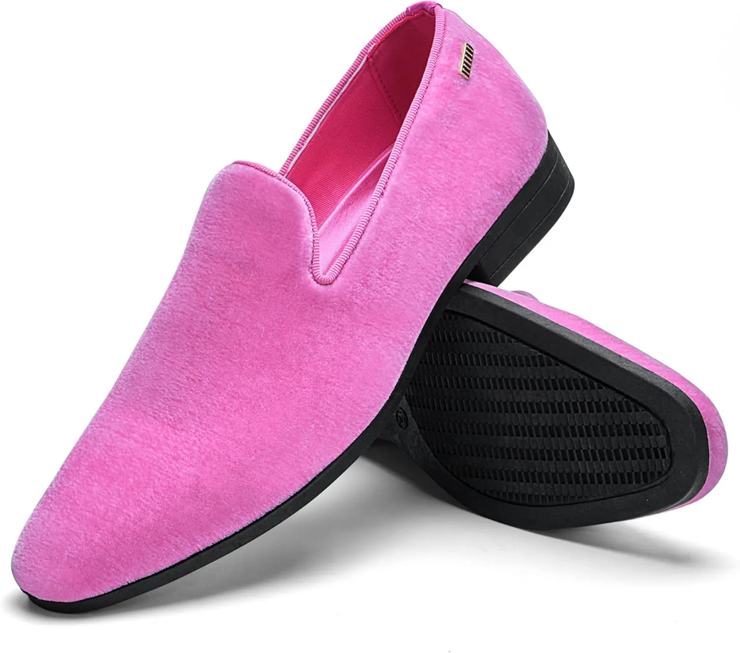 ALLY UNION MAKE FORCE Mens Loafers Dress Slip on Party Wedding Penny Smoking Shoes