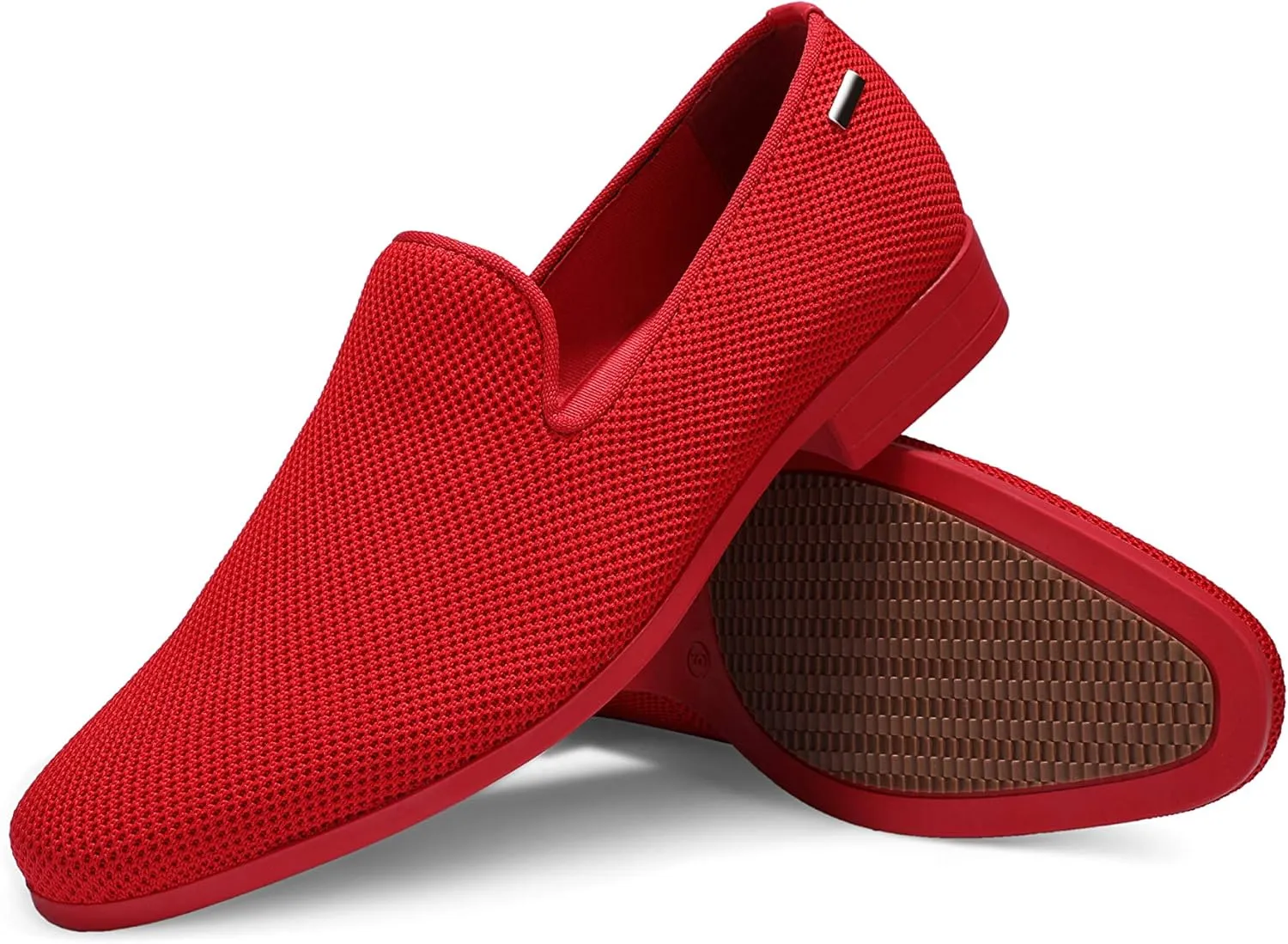 ALLY UNION MAKE FORCE Mens Loafers Dress Slip on Party Wedding Penny Smoking Shoes