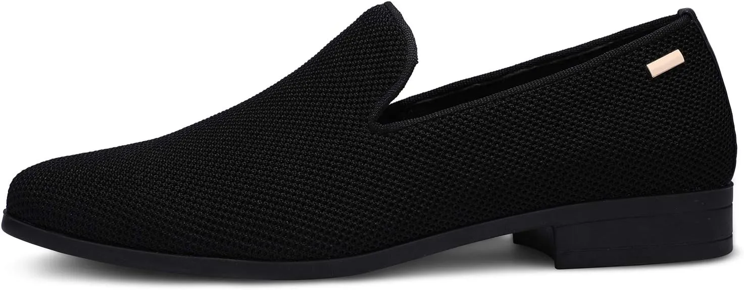 ALLY UNION MAKE FORCE Mens Loafers Dress Slip on Party Wedding Penny Smoking Shoes