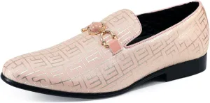 Amali Luxury Loafers for Men - Elegant Slip-On Men’s Dress Shoes - Fashion Smoking Slippers