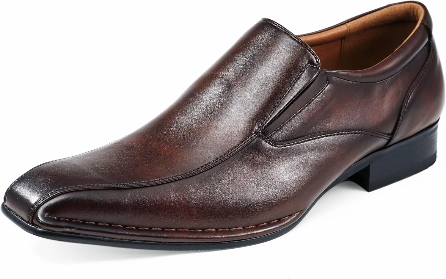 Amali Men’s Slip-On Shoes with Metal Bit Dress Shoes for Men Formal Loafers for Men Smoking Tuxedo Shoes