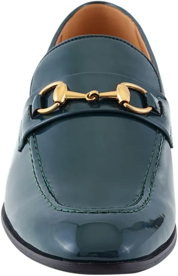 Amali Patent Tuxedo Loafer Men’s Slip-On Dress Shoes for Men Formal Loafers Mens Smoking Slippers