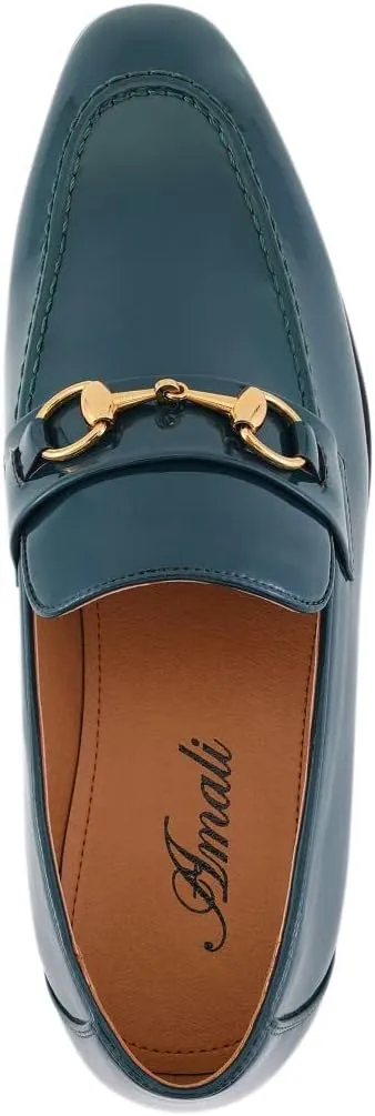 Amali Patent Tuxedo Loafer Men’s Slip-On Dress Shoes for Men Formal Loafers Mens Smoking Slippers