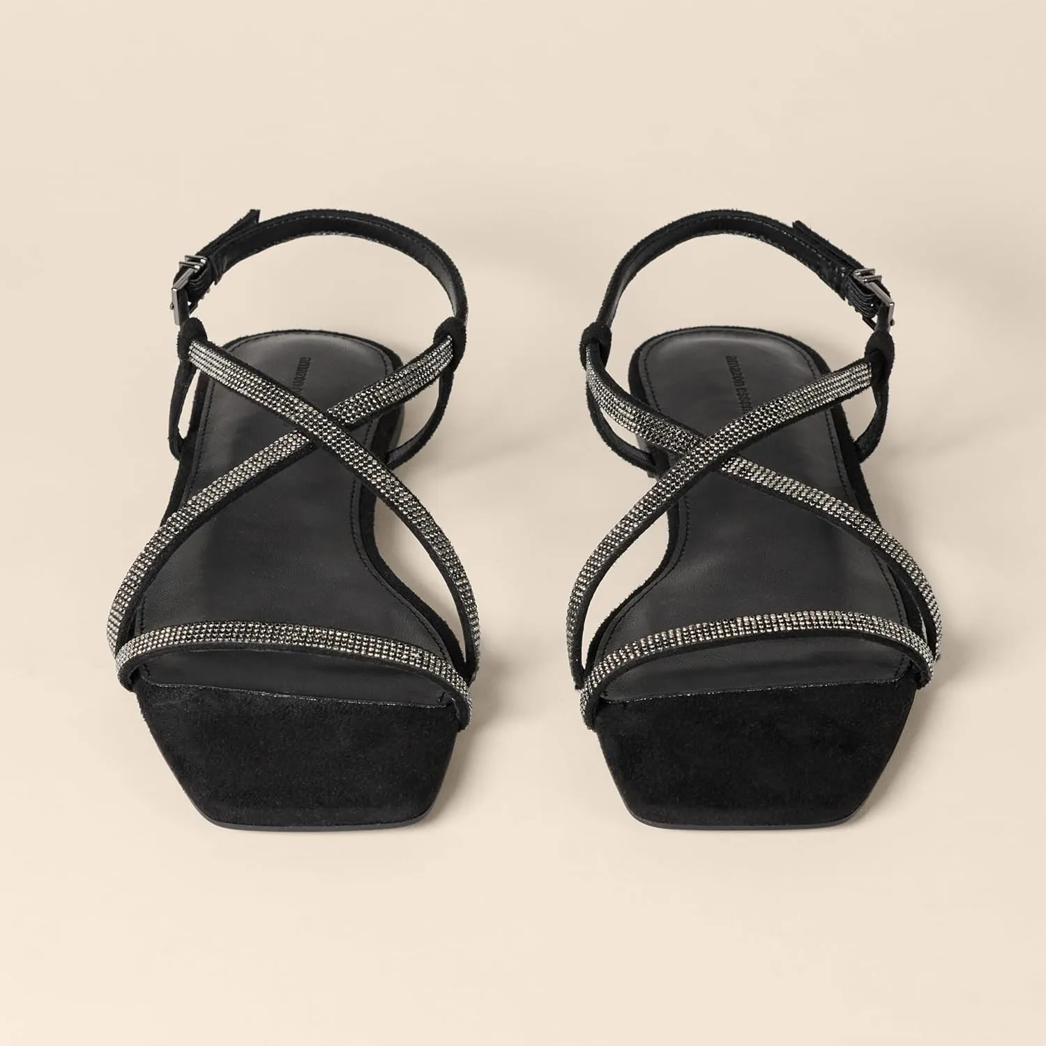 Amazon Essentials Women's Flat Strap Sandals