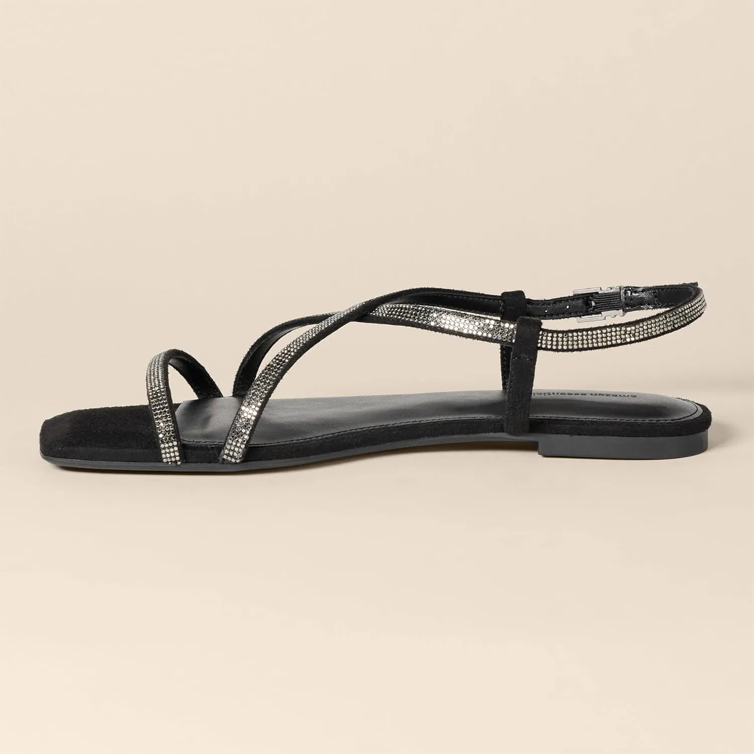 Amazon Essentials Women's Flat Strap Sandals
