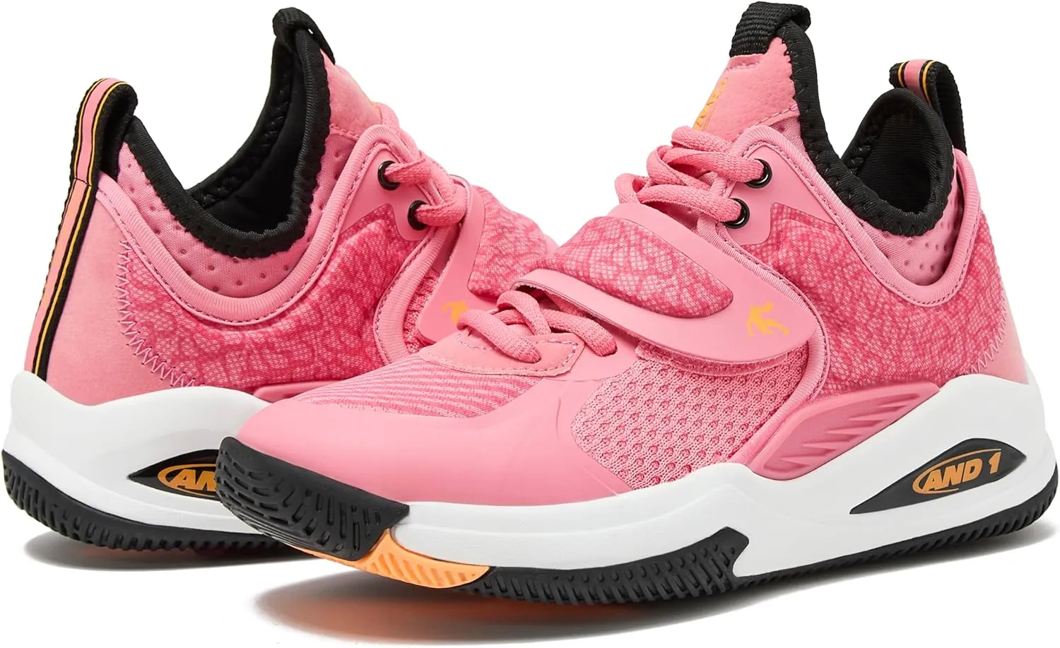 AND1 Boys & Girls Basketball Shoes, Cool Kids Basketball Sneakers, Size Little Kid 11 to Big Kid 7 Mid or High Top Sneakers for Boys
