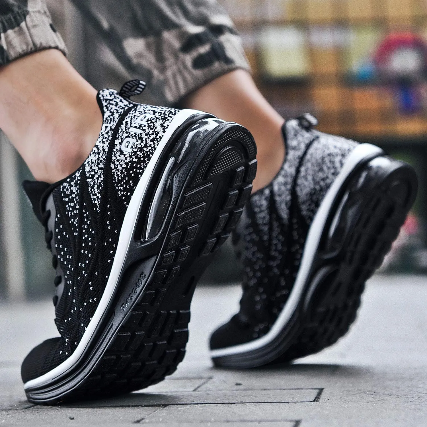 Autper Mens Air Athletic Running Tennis Shoes Lightweight Sport Gym Jogging Walking Sneakers US 6.5-US12.5