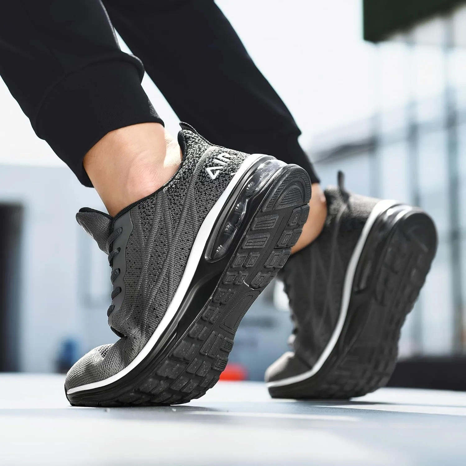 Autper Mens Air Athletic Running Tennis Shoes Lightweight Sport Gym Jogging Walking Sneakers US 6.5-US12.5