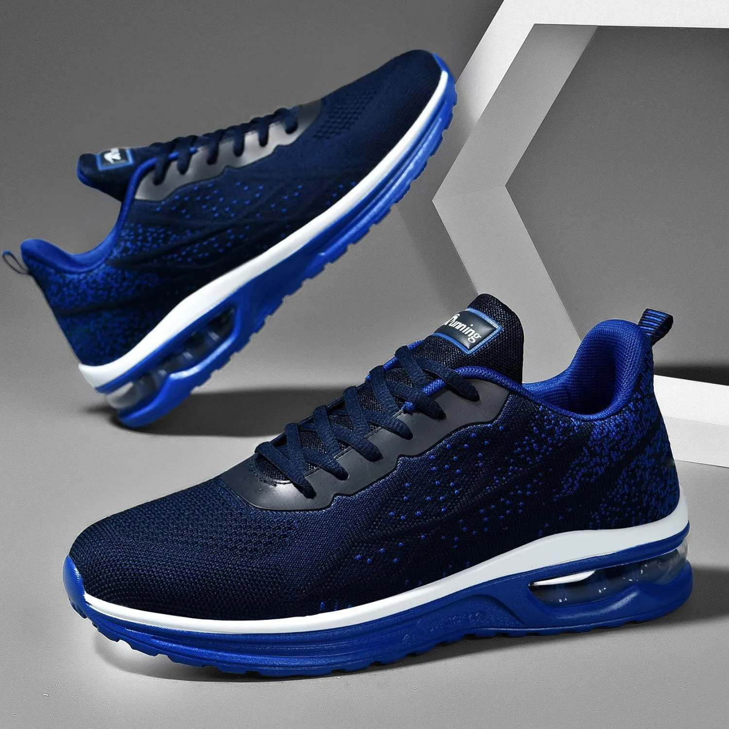 Autper Mens Athletic Running Tennis Shoes Lightweight Sport Gym Jogging Walking Sneakers US 6.5-US12.5