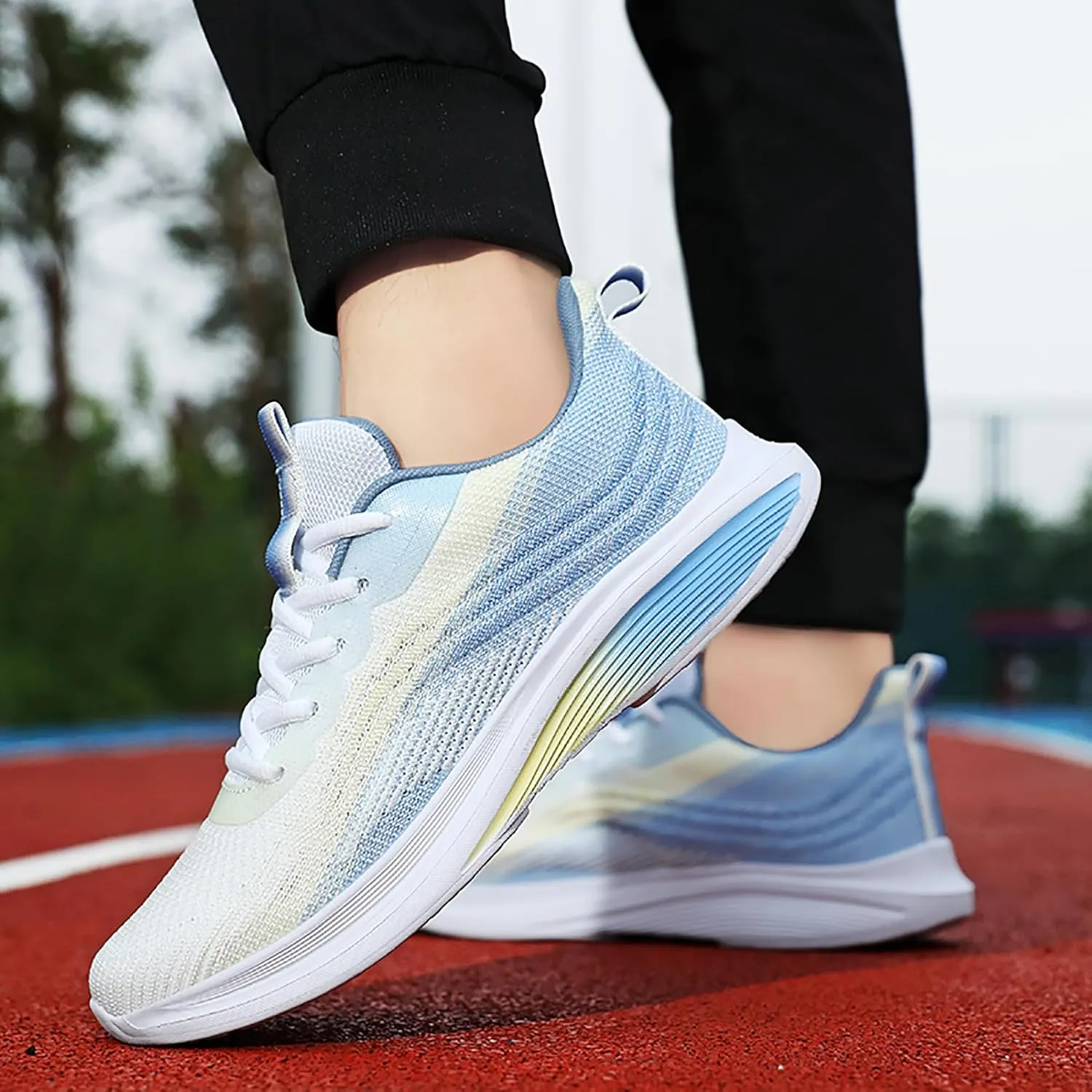 Azooken Men's Walking Shoes Jogging Tennis Footwear Fitness Road Running Fashion Sneakers