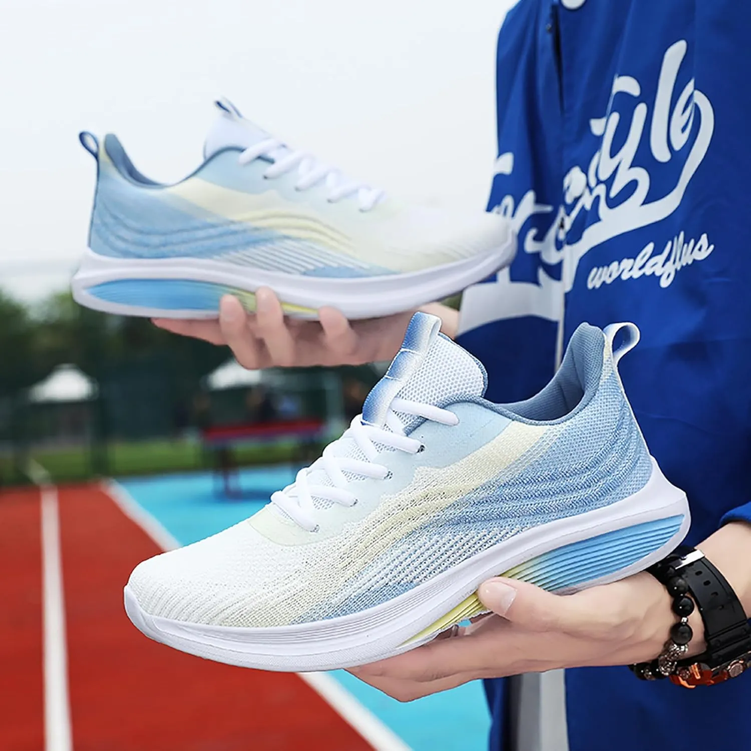 Azooken Men's Walking Shoes Jogging Tennis Footwear Fitness Road Running Fashion Sneakers