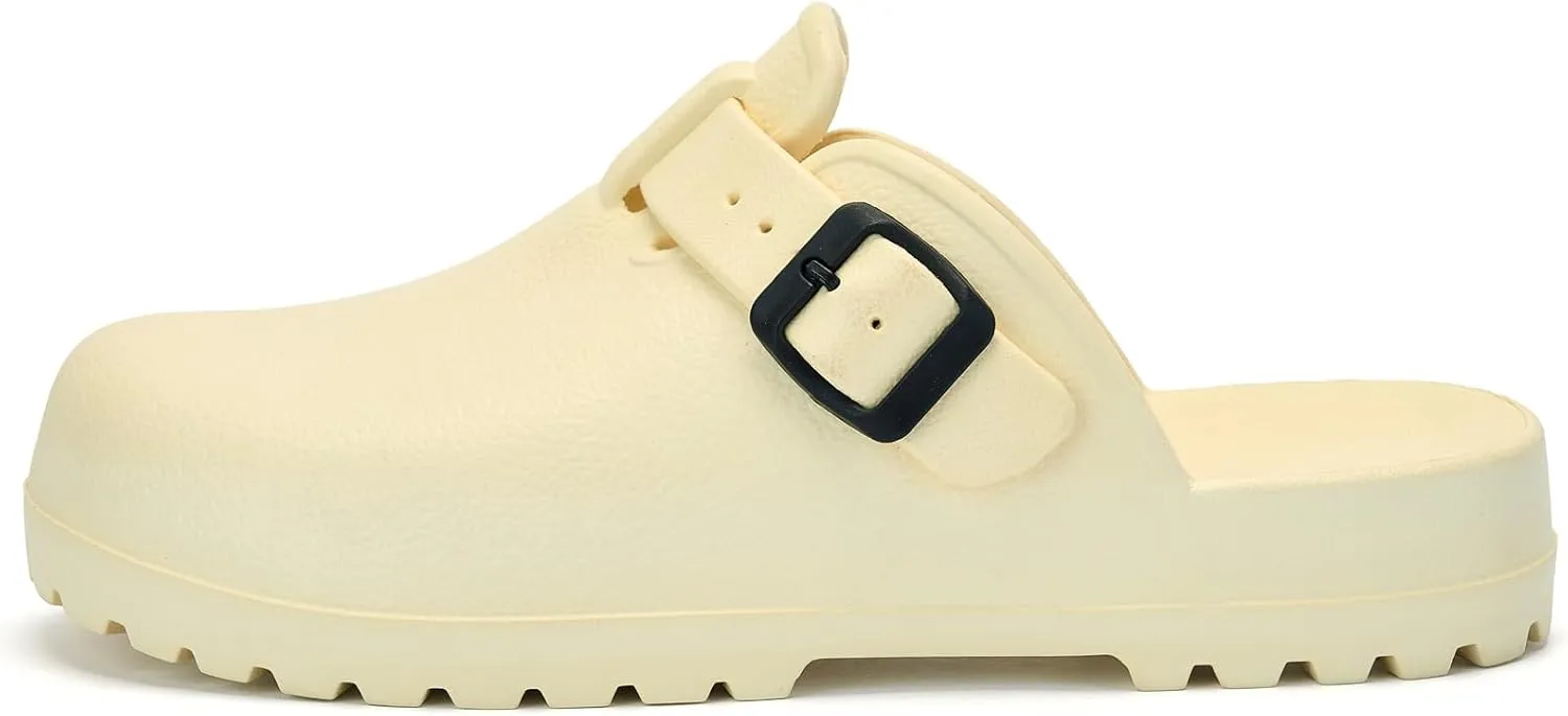 Azooken Womens Garden Clogs, Mercy Mules for Womens Nurse Shoes-Slip on Garden Work Shoes, Comfortable Slippers