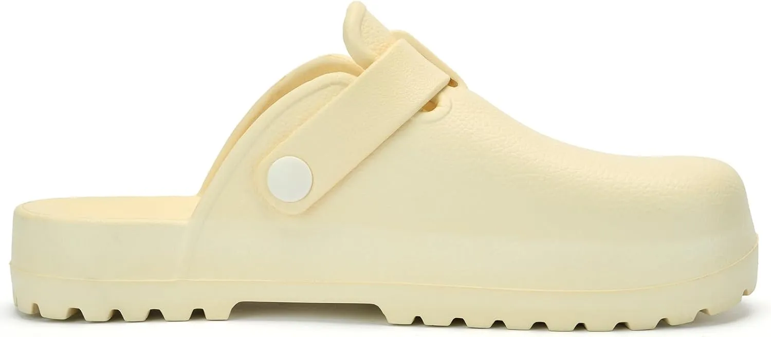 Azooken Womens Garden Clogs, Mercy Mules for Womens Nurse Shoes-Slip on Garden Work Shoes, Comfortable Slippers