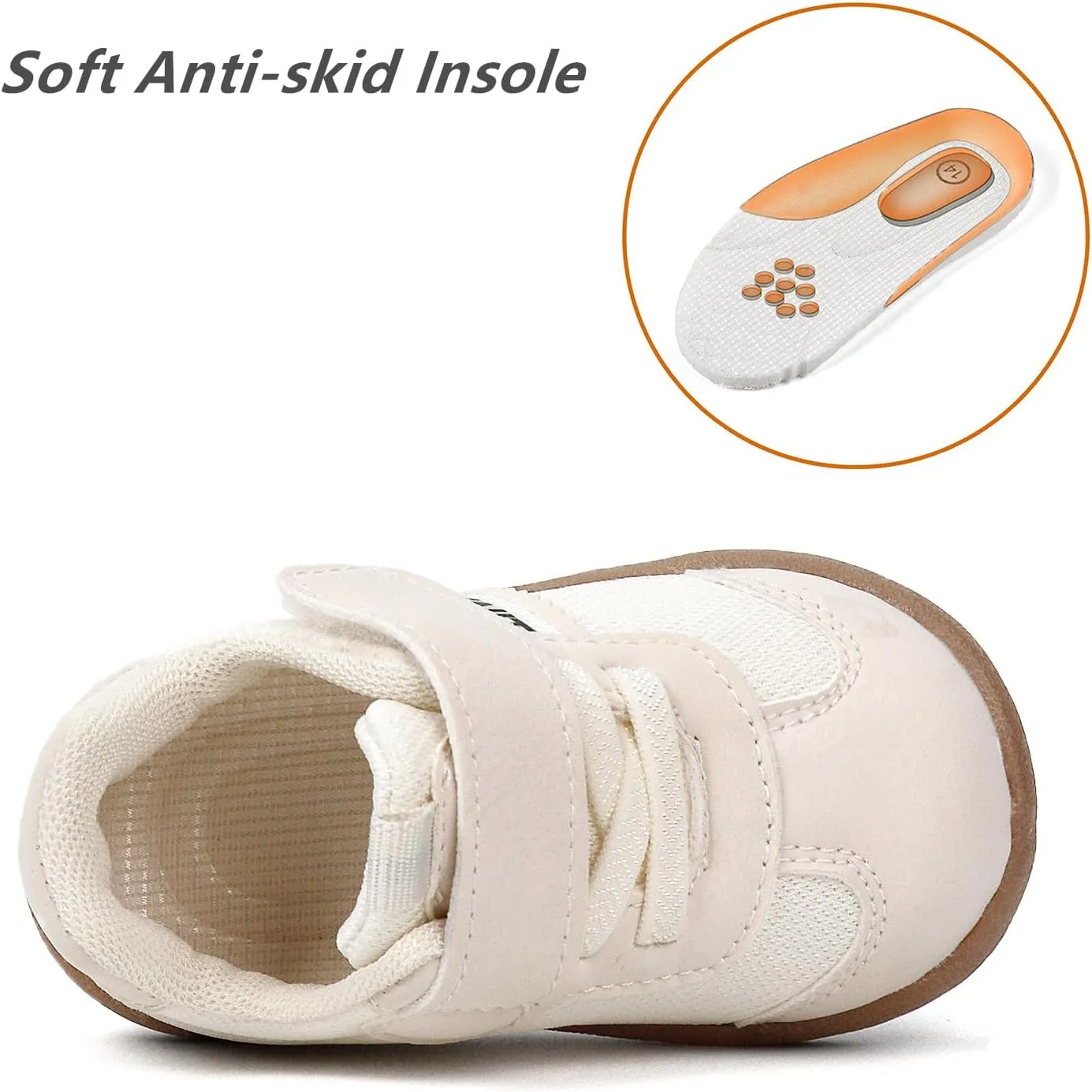 Baby Boy Girl Shoes Toddler Lightweight Sneakers Non Slip Infant First Walking Shoes Trainers 6 12 18 24 Months