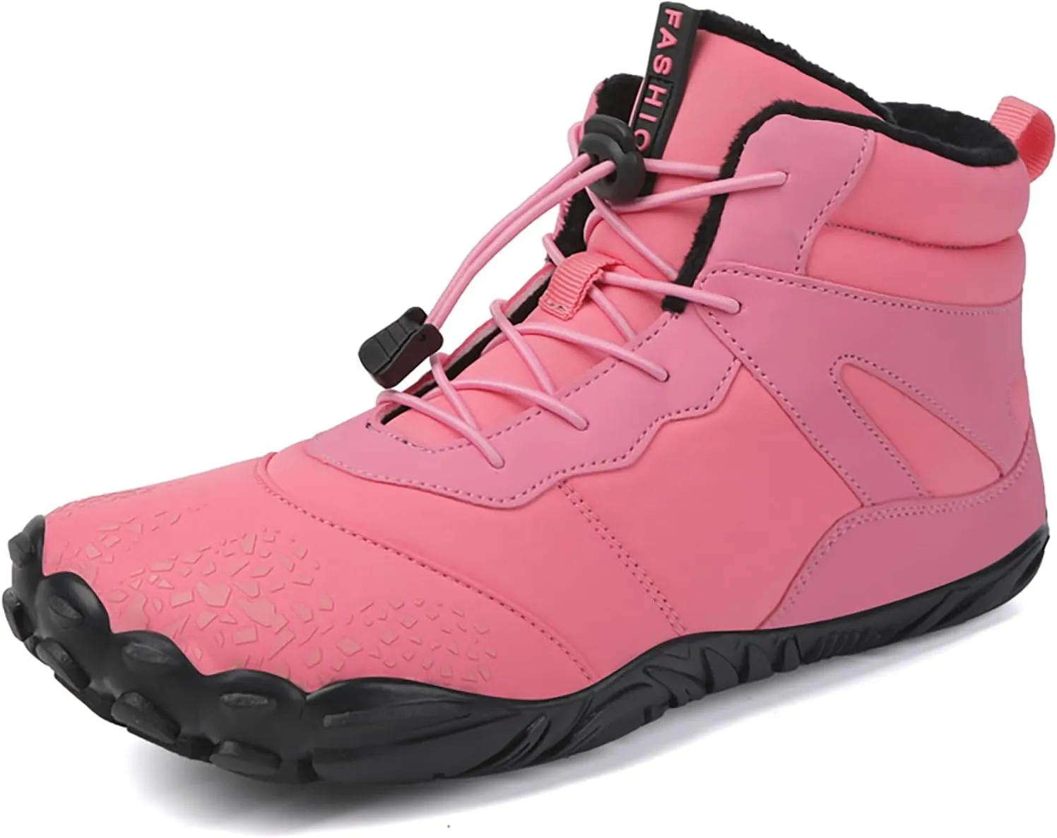 Barefoot Shoes Men Women Wide Toe Box Winter Minimalist Trail Runner Padded Warm Casual Hiking Cotton Boots Sneakers