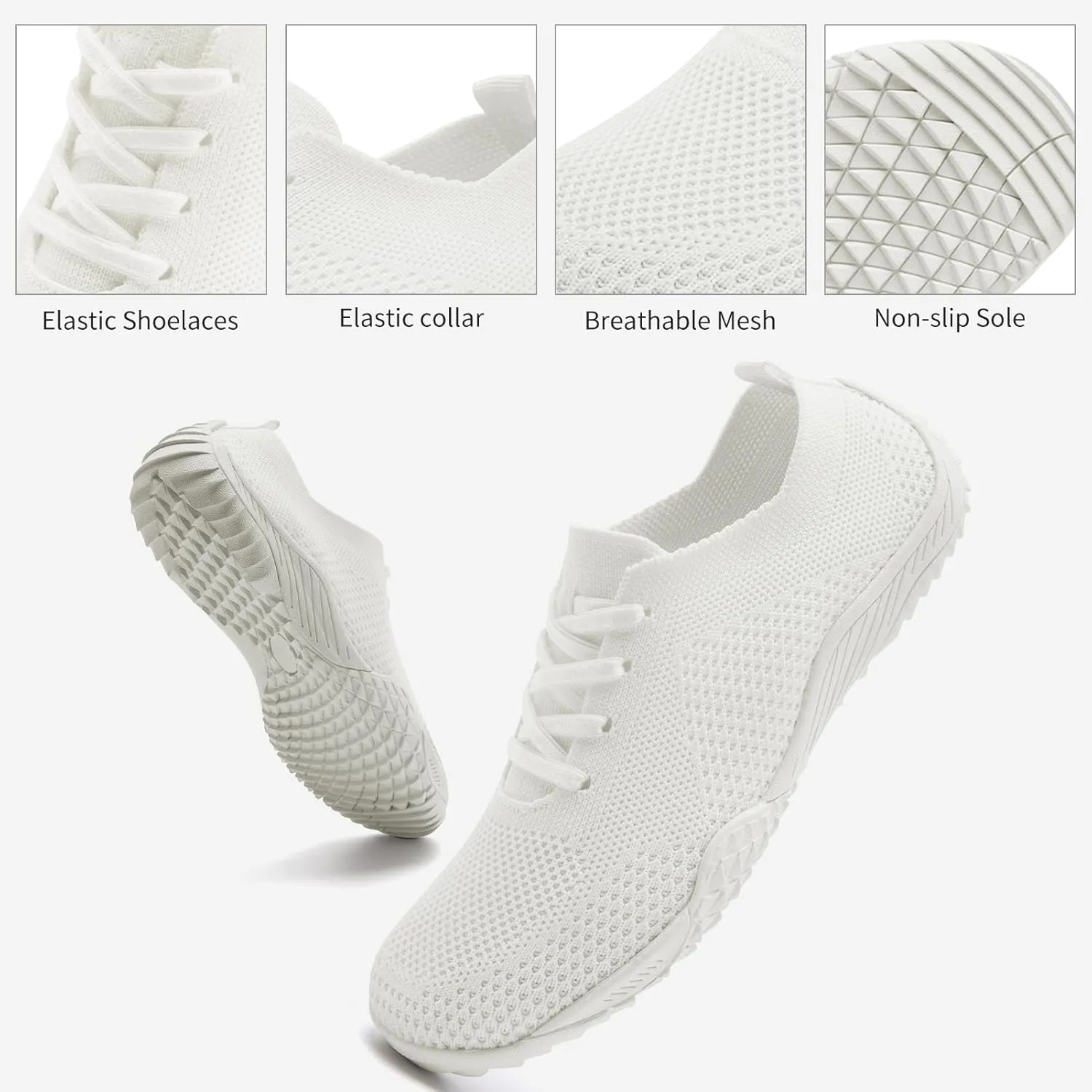 Barefoot Shoes Women Tennis Slip On Sneakers for Women Gym Running Zero Drop Workout Trail Minimalist Shoes