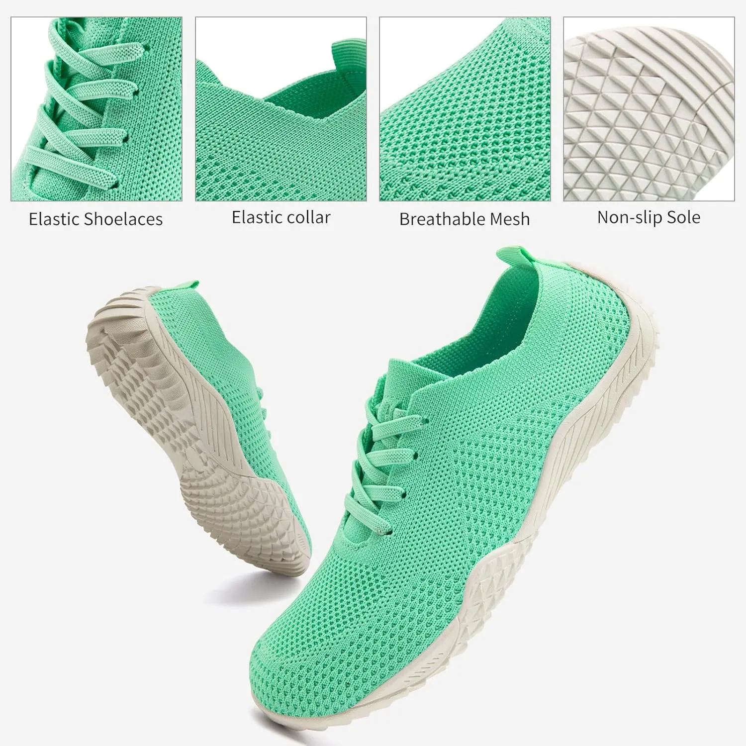 Barefoot Shoes Women Tennis Slip On Sneakers for Women Gym Running Zero Drop Workout Trail Minimalist Shoes