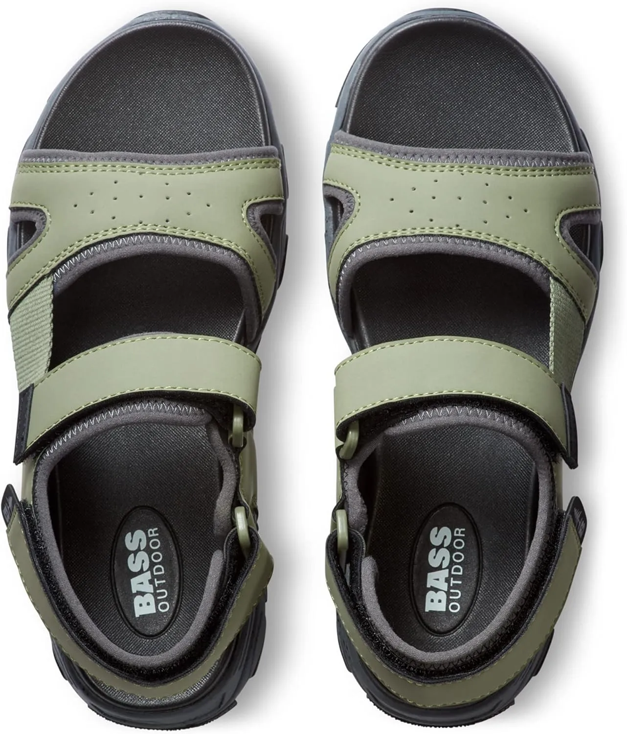 BASS OUTDOOR Women's Sandals for Beach Or Trail – Open Toe & Rubber Sole Hiking Shoe