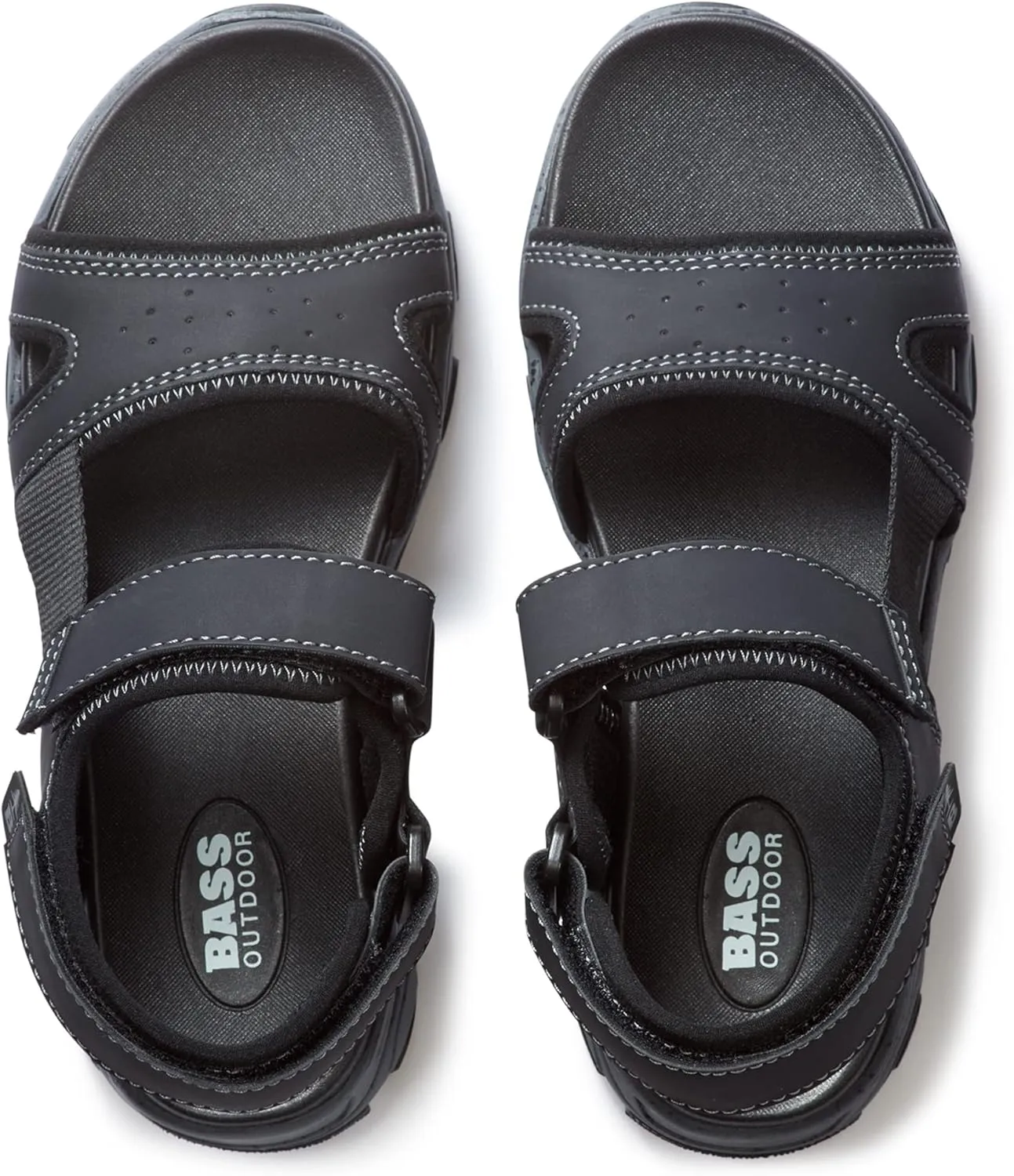 BASS OUTDOOR Women's Sandals for Beach Or Trail – Open Toe & Rubber Sole Hiking Shoe