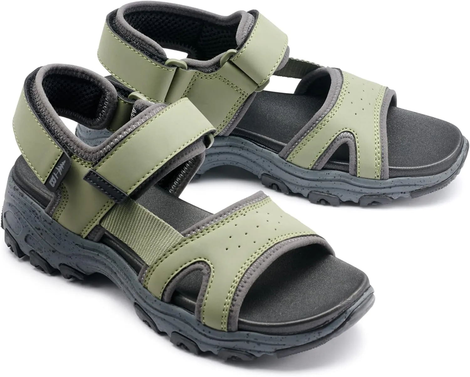BASS OUTDOOR Women's Sandals for Beach Or Trail – Open Toe & Rubber Sole Hiking Shoe