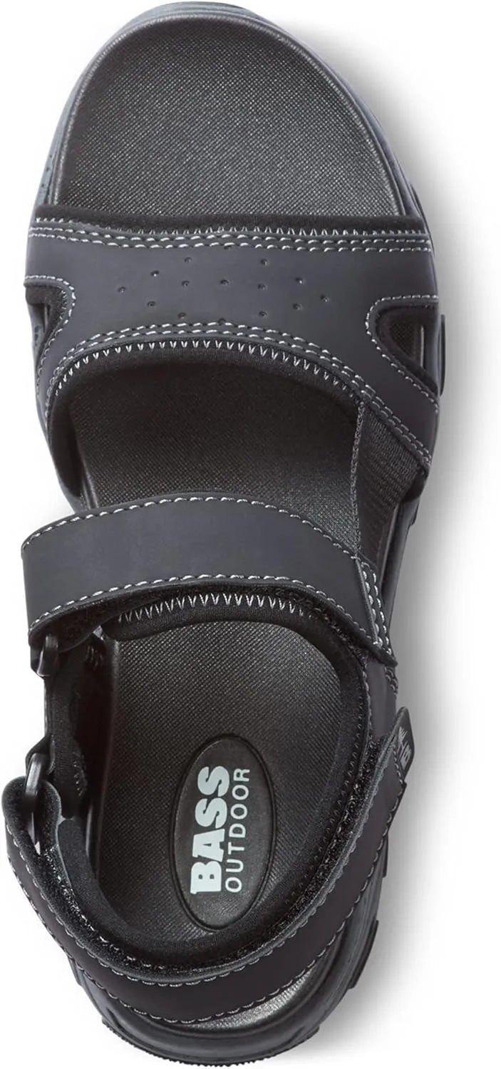 BASS OUTDOOR Women's Sandals for Beach Or Trail – Open Toe & Rubber Sole Hiking Shoe
