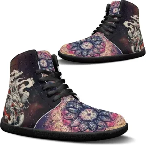Binienty Mens Barefoot Shoes High Top Womens Minimalist Trail Running Barefoot Shoes Wide Toe Box