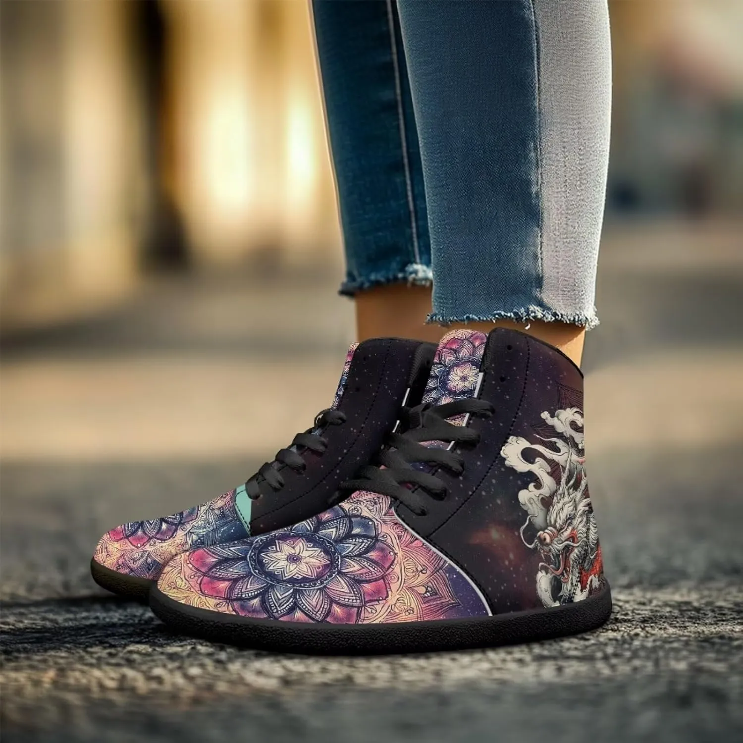 Binienty Mens Barefoot Shoes High Top Womens Minimalist Trail Running Barefoot Shoes Wide Toe Box