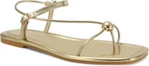 Black Strappy Flat Sandals for Women Comfortable Open Square Toe Sandals Dressy Beach Thong Flip Flop Slides Sandals