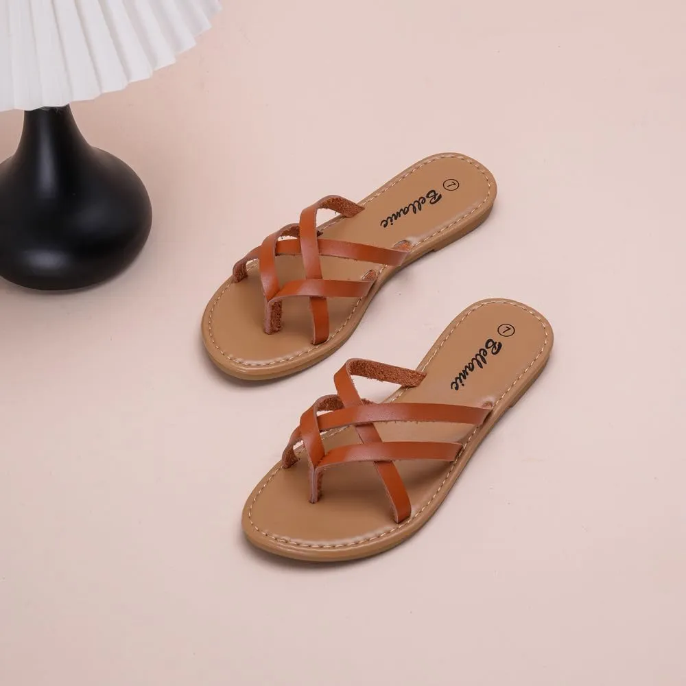 Blue Berry Women's Flat Summer Sandals