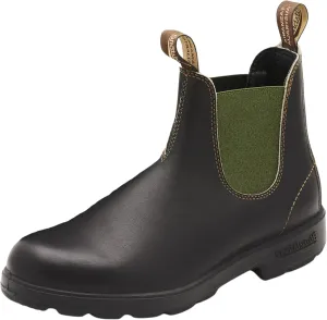 Blundstone Original 519 Series Unisex Chelsea Boots with Premium Water Resistant Leather and Cushioned Midsoles, Stout Brown/Olive, 9 US Men / 11 US Women / 8 AU
