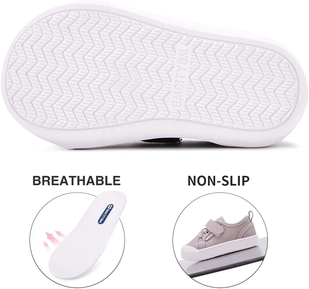 BMCiTYBM Toddler Baby Canvas Shoes Boys Girls Walking Sneakers