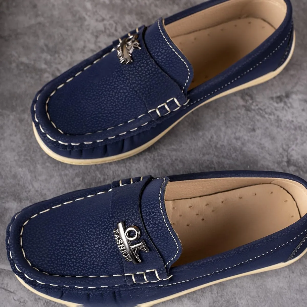 Boys Girls Penny Loafer Casual Slip On Flats Boat Boys Dress Shoes