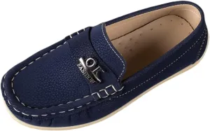 Boys Girls Penny Loafer Casual Slip On Flats Boat Boys Dress Shoes